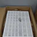 Akro-Mils 44-Drawer Plastic Drawer Storage Cabinet for Garage Organization, Bead Organizer, Building Bricks Storage, Teacher Toolbox, Makeup Organizer, 20" W x 6" D x 16" H, White