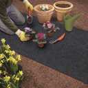 Gardening mat，Waterproof Carport Mat/Absorbent Fabric，Soft Material，Anti-Slip and Waterproof Backing — Protects Floor，Washable，Keeps Floors Clean (36" x 48")