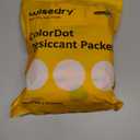 wisedry 100g [10 Packs] Rechargeable Desiccant Packs for Storage, Color Indicating Silica Gel Desiccant Packets, Reusable Moisture Absorbers Bags for Storage Bins, Suitcase, Safe, Tool Box