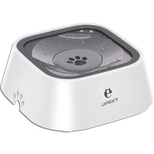 UPSKY No-Spill Pet Water Bowl, Slow Water Feeder, No-Slip Pet Water Dispenser 35oz Feeder Bowl for Dogs and Cats