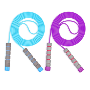 Children's Skipping Rope, Pack of 2, Adjustable Skipping Rope with Skin-Friendly Foam Handles, 260 cm Skipping Rope for Men, Women, Children, Fitness, Training, Game