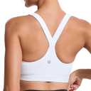 RUNNING GIRL Sports Bras for Women High Support,Racerback High Impact Sports Bra Moulded Cup Workout Bra Push up (Small)