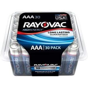 Rayovac Alkaline Battery Size Aaa Container Pack / 30