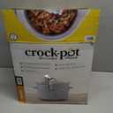 Crock-Pot Design Series 4.5-Quart Manual Slow Cooker, Serves 5+ People, Great for Chili, Soup, Stews, & More, Removable Stoneware is Oven & Dishwasher-Safe, Macaroon Blue