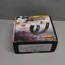 15 Ft Flexible Race Car Track for Kids,Flex Track Starter Set Compatible with Hot Wheels and Diecast 1/64th Cars,Portable Racetrack Roll Up Race Track with 4 Racecars and Suction Cups (Black)