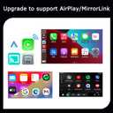 Wireless CarPlay Adapter 4-in-1,2026 Upgraded Screen Mirroring,Support Mirror Link/AirPlay for Apple CarPlay & Android Auto,for Cars with Wired CarPlay, Fast Auto-Connection, Plug & Play