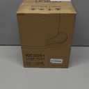 Cesun 1.2 Gallons Small Brown Trash Can, Bathroom Garbage Can with Lid and Foot Pedal, Mini Round Wastebasket for Bathroom, Bedroom, Office, 4.5 Liters / 1.2 Gallons, Brown