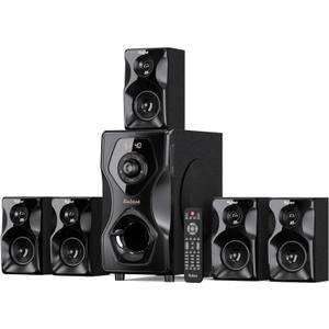Bobtot Surround Sound Speakers Home Theater Systems - 700 Watts Peak Power 5.1/ 2.1Wired Stereo Speaker System 5.25" Subwoofer Strong Bass with Bluetooth HDMI ARC Optical Input