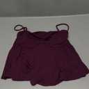 OMKAGI Cute Peplum Camisole Tops for Women Built in Bra Sleeveless Going Out Tank Top Size S