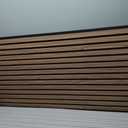 RITOLLO 4 Pack Wood Panels for Wall, 47.2"23.6"0.7" Wood Slat Acoustic Panels for Wall, Soundproof Panels, 3D Fluted Panels for Interior Wall Decor (Natural Walnut)