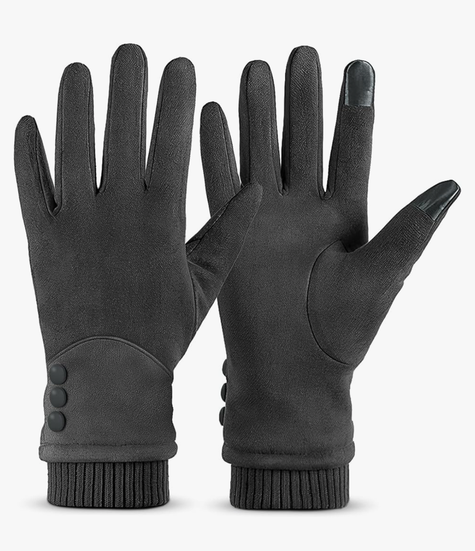 Women's Winter Warm Gloves With Touch Screen Texting Fingers, Windproof, Fleece Lined, Thick Warm Gloves