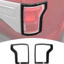 for F150 Rear Tail Light Trim Bezel Cover Kit Compatible with Ford F150 2015-2020 Black Exterior Accessories 2pcs