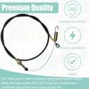 AOTWD GX21634 Push Pull Cable Fits John Deere JA60 JA62 JA65 JE75 JX75 JX85 14SZ 14SB Lawn Mower