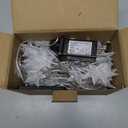 Star String Lights Plug in - 33 ft 100 LED Star Fairy String Lights with Remote and Timer, Waterproof for Bedroom Porch Wedding Party Patio Garden Tent Indoor Outdoor Dcor, Warm White