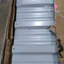 GarveeLife 12 x 10 ft Outdoor Storage Shed with Updated Frame Structure & Lockable Door, Waterproof Practical Garden Patio Lawn Poolside Metal Tool Shed Designed for Organization & Storage, Gray