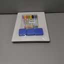 6 Pack Small White Board Dry Erase Classroom Pack Boards 9" x12 Personal Whiteboards for Students Teachers School Supplies Lapboards Mini Whiteboard Erasers Included Colors pens