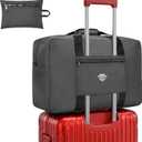 Nomad USA Expandable Travel Tote Bag for Men/Women 22L Weekender Overnight Carry on Luggage Bag Foldable/Collapsible Everyday Duffle Travel Bag for Camping, Road Trip, Shopping Handle & Shoulder Carry (40L, Gray)