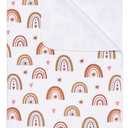 ROCCED Baby Bed Pad Waterproof Washable Reusable 31"x40" Large Toddler Mattress Protector Incontinence Pads Sheet Cover Underpads for Kids Adults and Pets Potty Training Mat-Rainbow