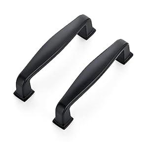 Ravinte 30 Pack Solid 3 Inch Kitchen Cabinet Handles Matte Black Cabinet Pulls Black Drawer Pulls Kitchen Hardware Handles for Cupboard Drawer