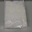 Pinch Pleated Extra Wide Linen Curtains 102 Inch Long for Sliding Glass Door, Natural Light Filtering Curtain Textured Thick Semi-Sheer Pleat Drapes with Hooks 60 Inch Width for Living Room Farmhous