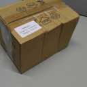 Teenyyou 1 Set Oval Glass Lamp Shade 7.5" High x 4.7" Diameter Glass Pendant Lampshade Compatible with E26 Light Fixtures Lampshade Replacement for Kitchen Island Ceiling Pendant(Blue Marble Pattern)