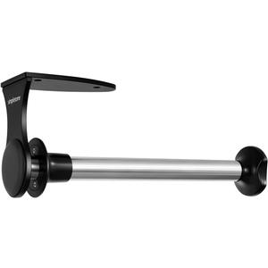 simpletome ONE HAND Simply Tear Paper Towel Holder Under Cabinet Wall Mount Adhesive or Drilling Stainless Steel Aluminum Alloy ABS (Black)