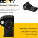 OCPTY Fuel Rail Pressure Sensor 31272732 Compatible for Volvo S60 S80 V70 XC70 XC90 (2001-2009) - Replaces OEM 31272732 - Direct Fit for Engine Fuel System - Solves P0087 P0085 Issues