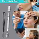 Professional Blood Pressure Cuff and Stethoscope Kit & Carrying Bag with Penlight, Aneroid Sphygmomanometer for Medical Students & Home Adult BP Monitoring, Purple