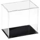 uxcell Acrylic Clear Display Case Box Dustproof Protection Showcase Cube Collectibles Show Box
