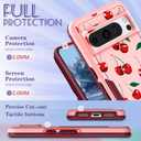 for Google Pixel 8 Pro Case Women - Cute Girls Cover Girly Kawaii Aesthetic Unique Design Cheery Heavy Duty Protective Shockproof Military Grade Teens for Google Pixel 8 Pro Phone Cases