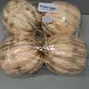 Winlyn Set of 4 Faux Gold Brushed Pink Pumpkins Rustic Harvest Pumpkins Decorative Pumpkins Artificial Pumpkins 6.7" for Fall Decor Halloween Thanksgiving Wedding Tabletop Mantel Kitchen Decoration