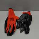 48 Pack Gardening Gloves Bulk for Men Women, Breathable Nitrile Rubber Coated Garden Gloves Dipped Gripping Work Gloves for Construction, Gardening