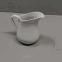 HIC Creamer Pitcher with Handle, Fine White Porcelain, 8-Ounces