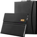 CoBak Case for Surface Pro 2024 Copliot PC 11th Edition - for Microsoft 13 Inch Tablet, Fits Keyboard and Kickstand with Multiple Angle (Pro 11/10/9/8/X, Matte Black)