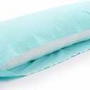 Comodo Body Pillow Cover with Zipper (Made in Japan / 63 x 20 inch (150 x 50cm) / Ice Blue) Dakimakura Pillow (Anime/Maternity) 100% Cotton CMC9150R - Washable