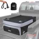 Truck Bed Cargo Bag-Waterproof Luggage Bag For Truck Bed 26 Cu. Ft Heavy-Duty PVC Truck Bed Waterproof Storage Fits Any Truck Size Dual Opening 4 Stretch Cord 2 Combination Lock (50"x40"x22")