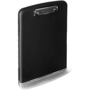 Amazon Basics High Capacity Nursing Clipboard with Storage and Pen Holder, 14.37 x 9.84 x 1.49 inches, Black
