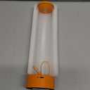 Mini Minimalist Tabe Lamp with Breathing Effect, Cordless LED Desk Lamp Rechargeable Modern Night Lights Portable for Gaming, Home Office, Bedroom, Living Room, Kitchen, Bar, Restaurant (orange)