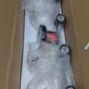 4-Light Bathroom Vanity Light Fixtures, Brushed Nickel Traditional Classic Vanity Light with Clear Glass, Bathroom Lighting Fixtures Over Mirror