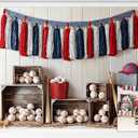 Sports Baseball Backdrop for Boys Wood Wall Decoration Background Crates Red Blue Backdrops Photo Fabric Studio Props 7x5ft