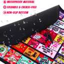 Drinking Board Game for Adults, Couples Drinking Game, Outdoor Rubber Mat Party Game with 40 Truth or Dare Cards, Bachelorette & Girls Night Game