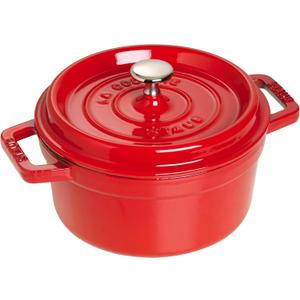 staub La Cocotte Round 40509-861 Pico Cocotte Round Cherry, 11.8 inches (30 cm), Large, Both Handed, Enameled Pot, Induction Compatible, Japanese Authentic Product staub La Cocotte Round 40509-861 Pico Cocotte Round Cherry, 11.8 inches (30 cm), Large, Both Handed, Enameled Pot, Induction Compatible, Japanese Authentic Product