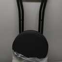 Folding Stool,Cushioned Padded Folding Bar Stool, 18inch Black Height Heavy Duty Portable Chair Stool with 300lbs Capacity for Kitchen Living Room Garden Camping Fishing