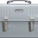 Stanley Classic Lunch Box 10 qt | Vintage Metal Lunchbox | Durable Meal Container with Handle and Latch | Stores Food, Drinks, Thermos, Water Bottle