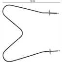 5303051519 Range Oven Bake Heating Element by AMI PARTS Compatible with Frigi-daire,Ken-more, Black