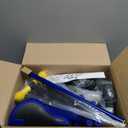 KRIDDO 4-in-1 Kids Tricycle for 1.5 to 3 Yea Old with Parent Steering Push Handle, 12 Inch Front Wheel Trike, Toddler Balance Bike for Boys Girls 18 Months to 3 Years, Adjustable Height, Blue