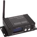 Lixada DMX 512 Controller 2.4G Wireless Transmitter Receiver LCD Display Power Adjustable Repeater Lighting Dimmer Controller for Disco DJ Party Light