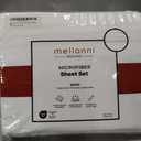 Mellanni Queen Sheets Set - 4 PC Iconic Collection Bedding - Hotel Luxury, Extra Soft, Cooling Bed Sheets - Wrinkle, Fade, Stain Resistant (Queen, White)