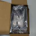 Brush Wall Plate with Mounting Bracket, Cable Pass Through Decorator Cover for Low Voltage Wires, Single Gang Cord Hider for TV Home Theater System, 2 Pack (Black)