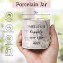 Cituarko Happily Ever After Wedding Candles 2025 Wedding Gifts for Newlyweds Couples, Bride, Groom, Bridal Shower Gifts - Engagement Presents for Bride to Be, Lavender Candle 6 Oz